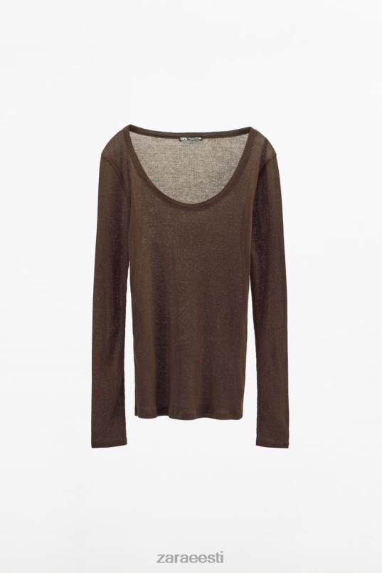 Zara soonik särk premium naised pruun Riietus 42F0H831