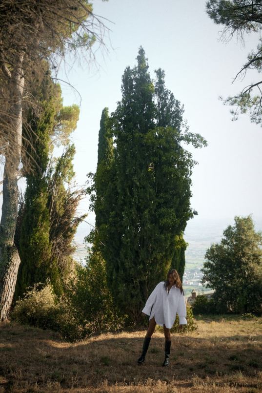 Zara triibuline ülisuur mansetisärk naised valge Riietus 42F0H289