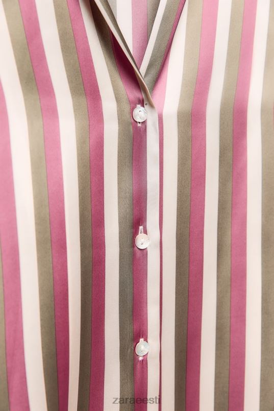 Zara triibuline satiinsärk naised mitmevärviline Riietus 42F0H296