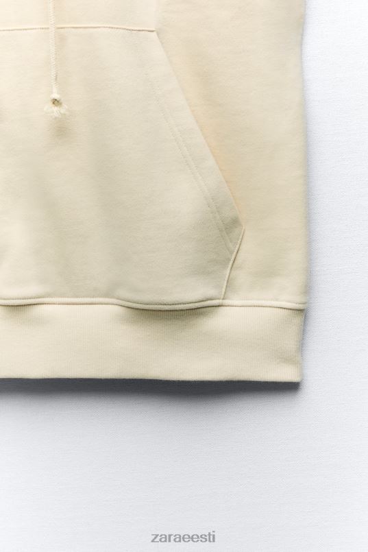 Zara Palus ülisuur kapuutsiga vest naised ekru Riietus 42F0H195