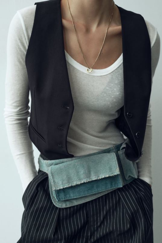 Zara kärbitud rätsepavest naised must Riietus 42F0H207