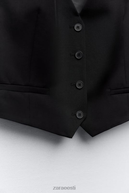 Zara kärbitud rätsepavest naised must Riietus 42F0H207