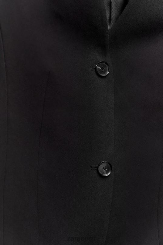 Zara liibuv nööpidega vest naised must Riietus 42F0H201