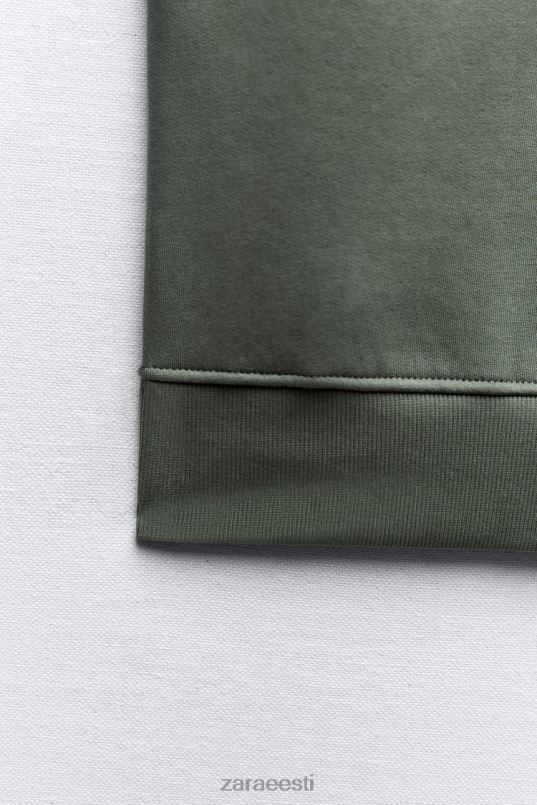 Zara plüüsist vest naised khaki Riietus 42F0H202