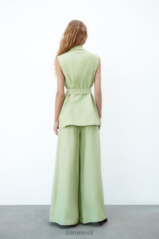 Zara smoking kraega vest naised pastellroheline Riietus 42F0H223