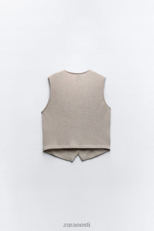 Zara tekstuuriga žakaarvest naised taupe pruun Riietus 42F0H217