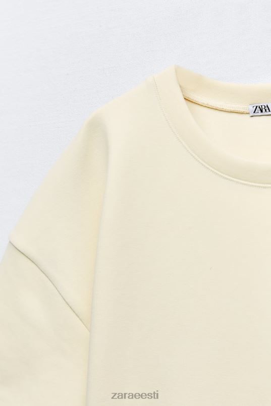 Zara ülisuur t-särk naised ekru Riietus 42F0H462