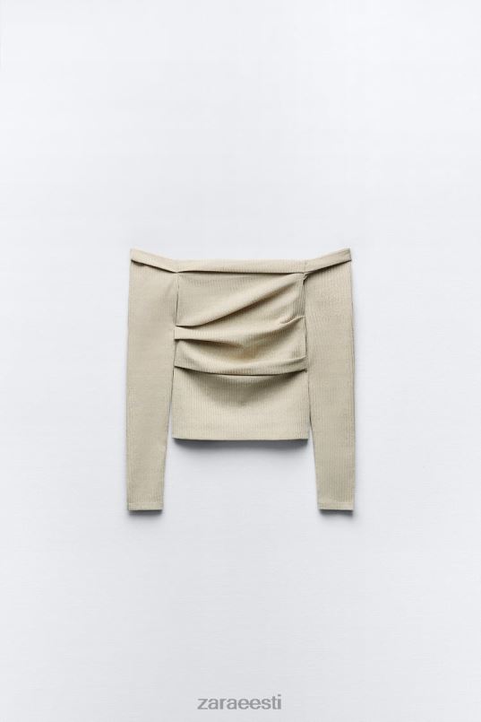 Zara bandeau top metallniidiga naised kuldne Riietus 42F0H248