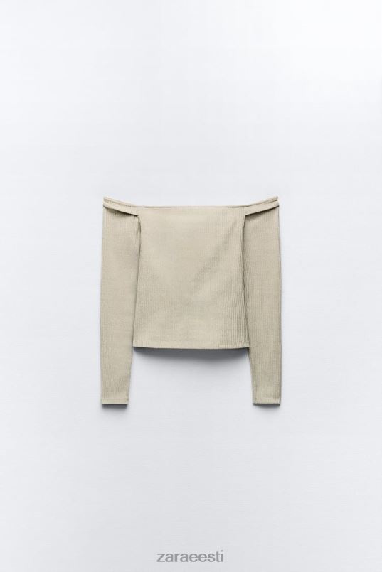 Zara bandeau top metallniidiga naised kuldne Riietus 42F0H248