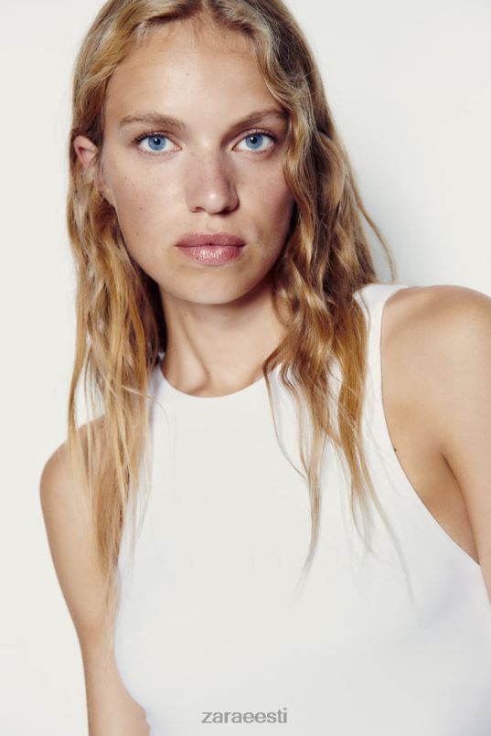 Zara halterneck body naised valge Riietus 42F0H270