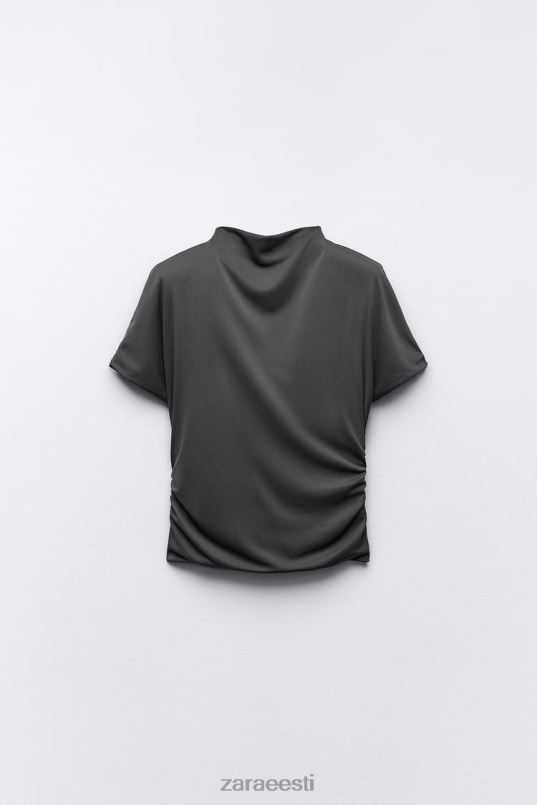 Zara küljes kõverdatud ülaosa naised antratsiithall Riietus 42F0H258