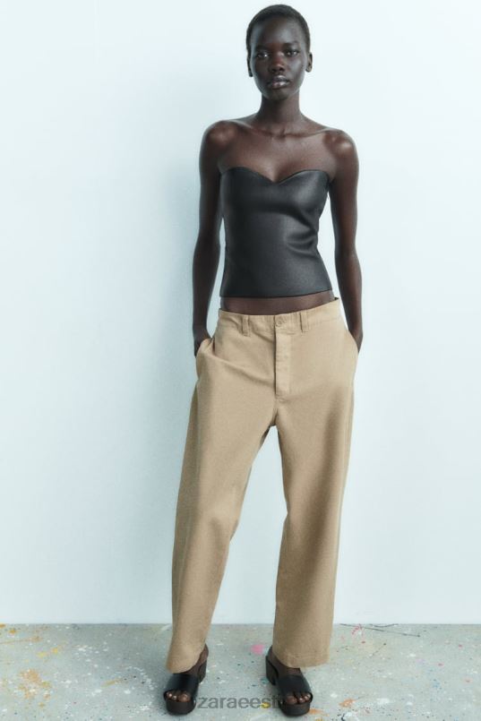 Zara koo rinnakama ülaosa naised must Riietus 42F0H267