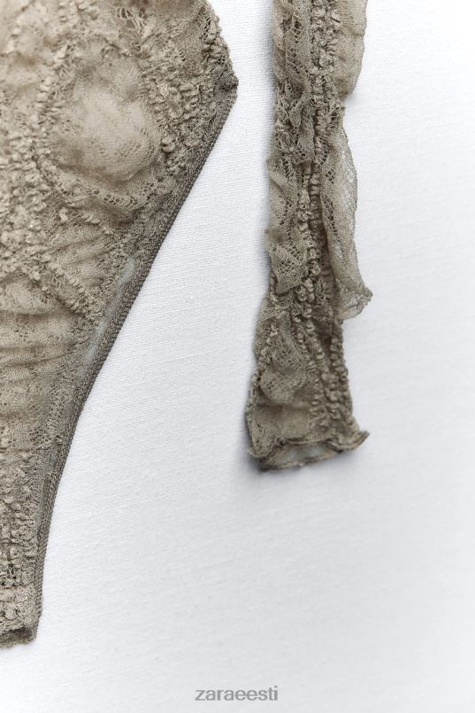 Zara pitsist body naised hele khaki Riietus 42F0H269