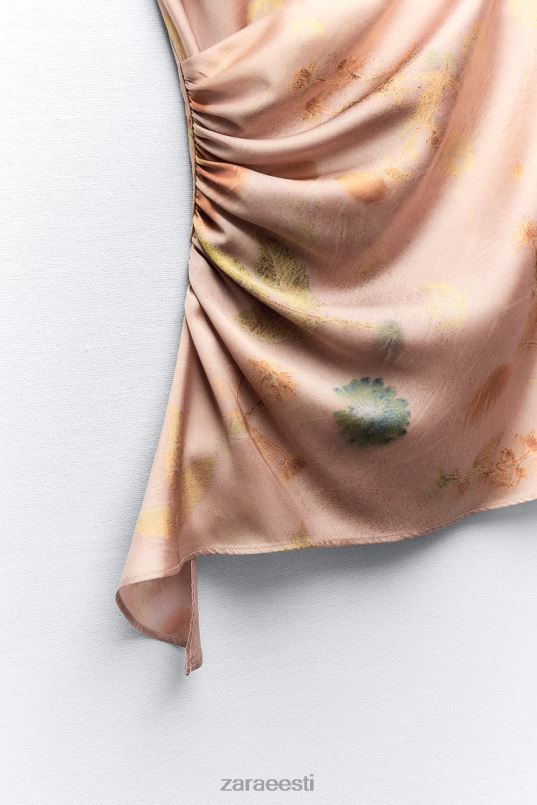 Zara trükitud pitsist top naised mitmevärviline Riietus 42F0H255