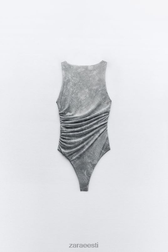 Zara trükitud tülli body naised hallid Riietus 42F0H257