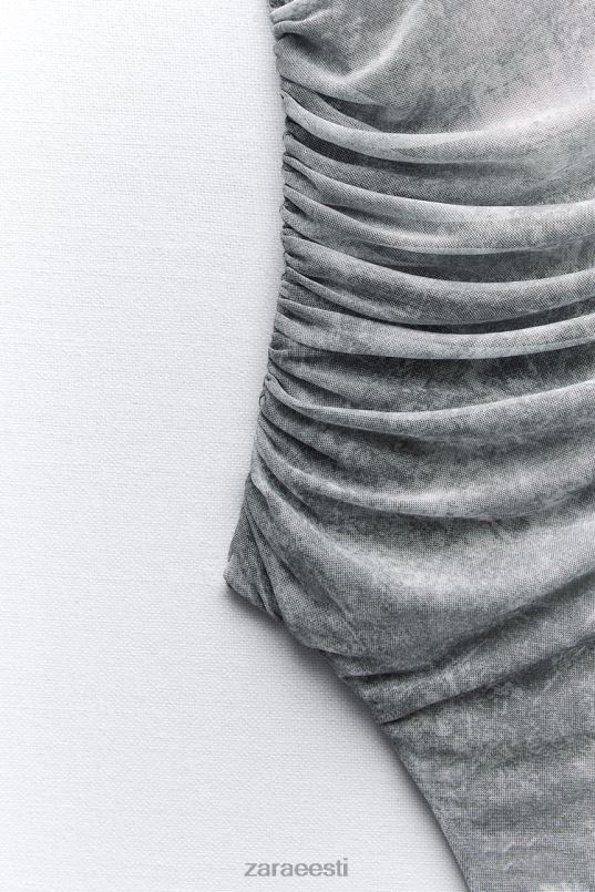 Zara trükitud tülli body naised hallid Riietus 42F0H257